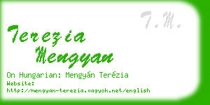 terezia mengyan business card
