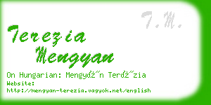 terezia mengyan business card